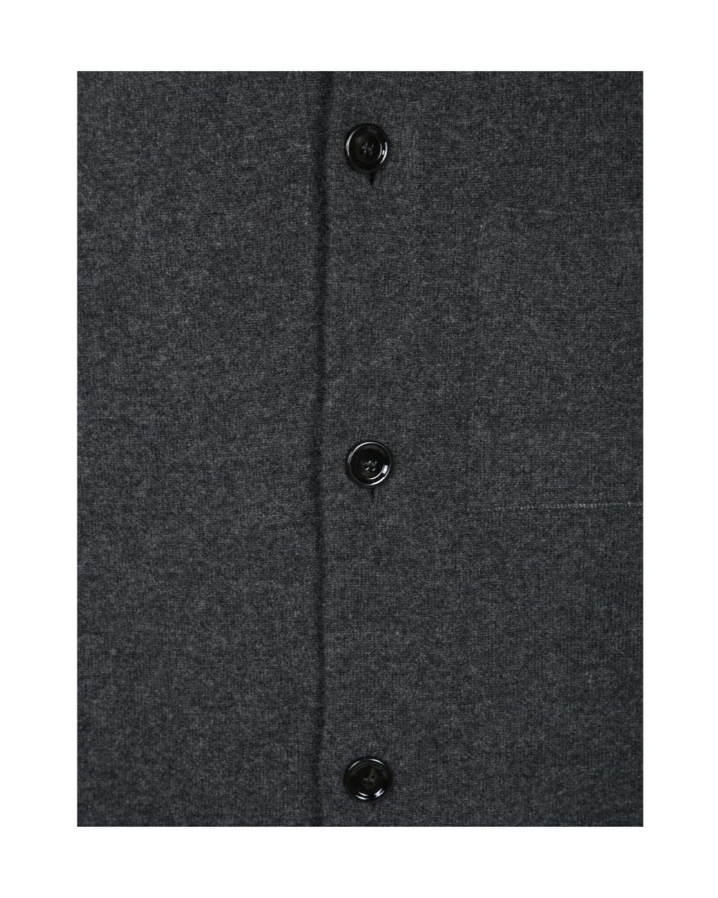 Lardini Black Buttoned Patch-Pocket Cardigan for men