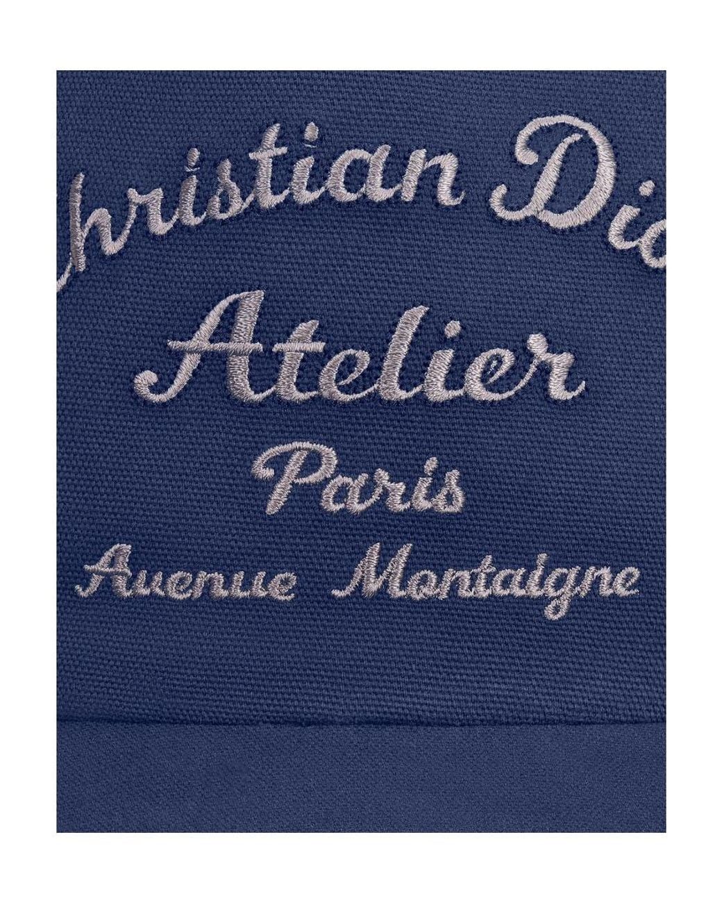 Dior Blue 'Christian Atelier' Baseball Cap for men