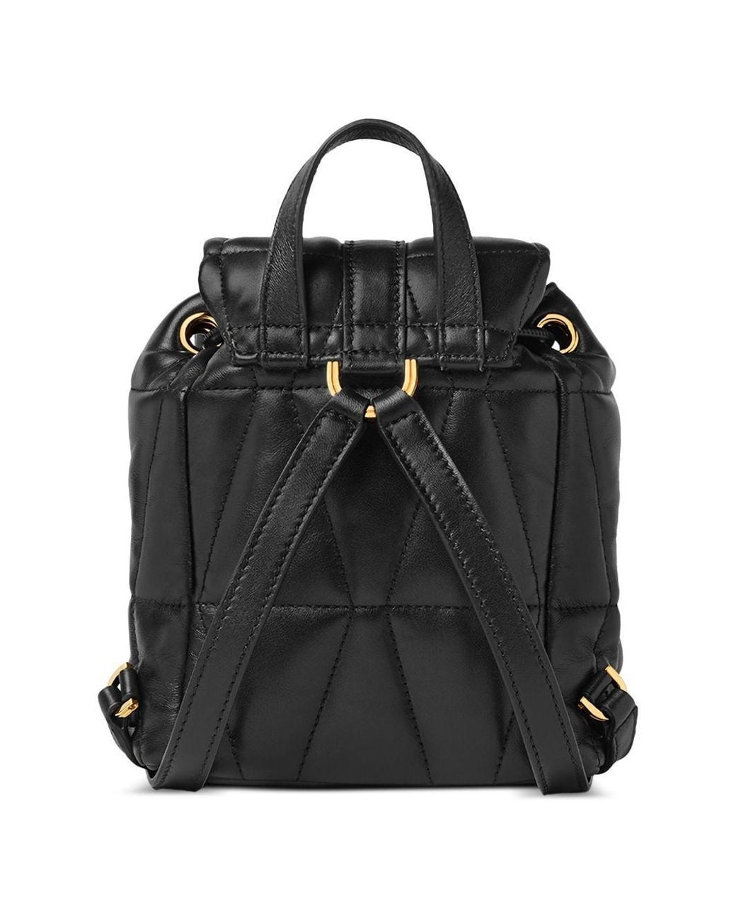Versace Black Kleio Quilted Backpack