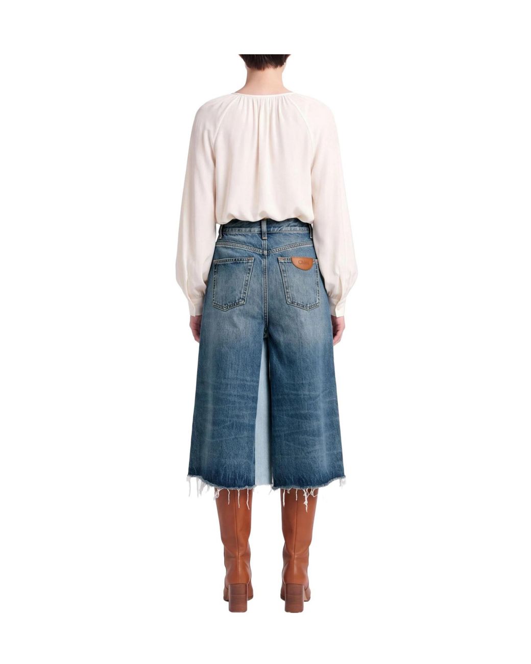 Chloé Blue Denim Trousers