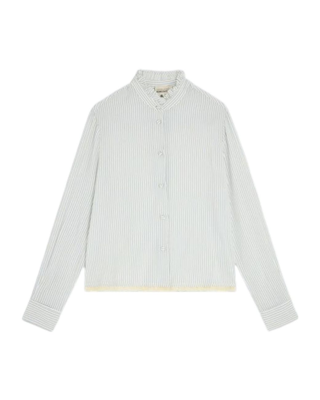 Semicouture White Striped Shirt