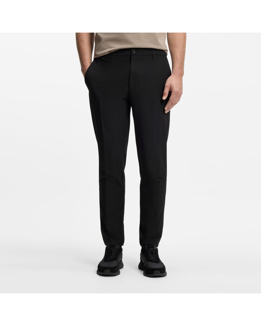 Boss Black Slim-Fit Tapered Dress Pants for men
