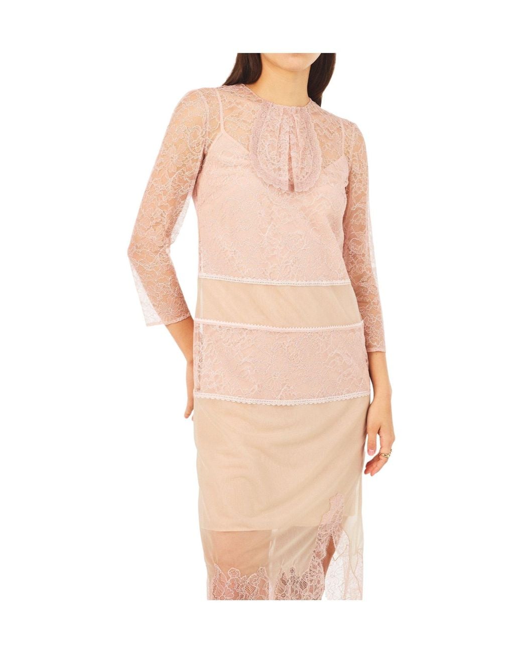 Fendi Pink Simple Dress