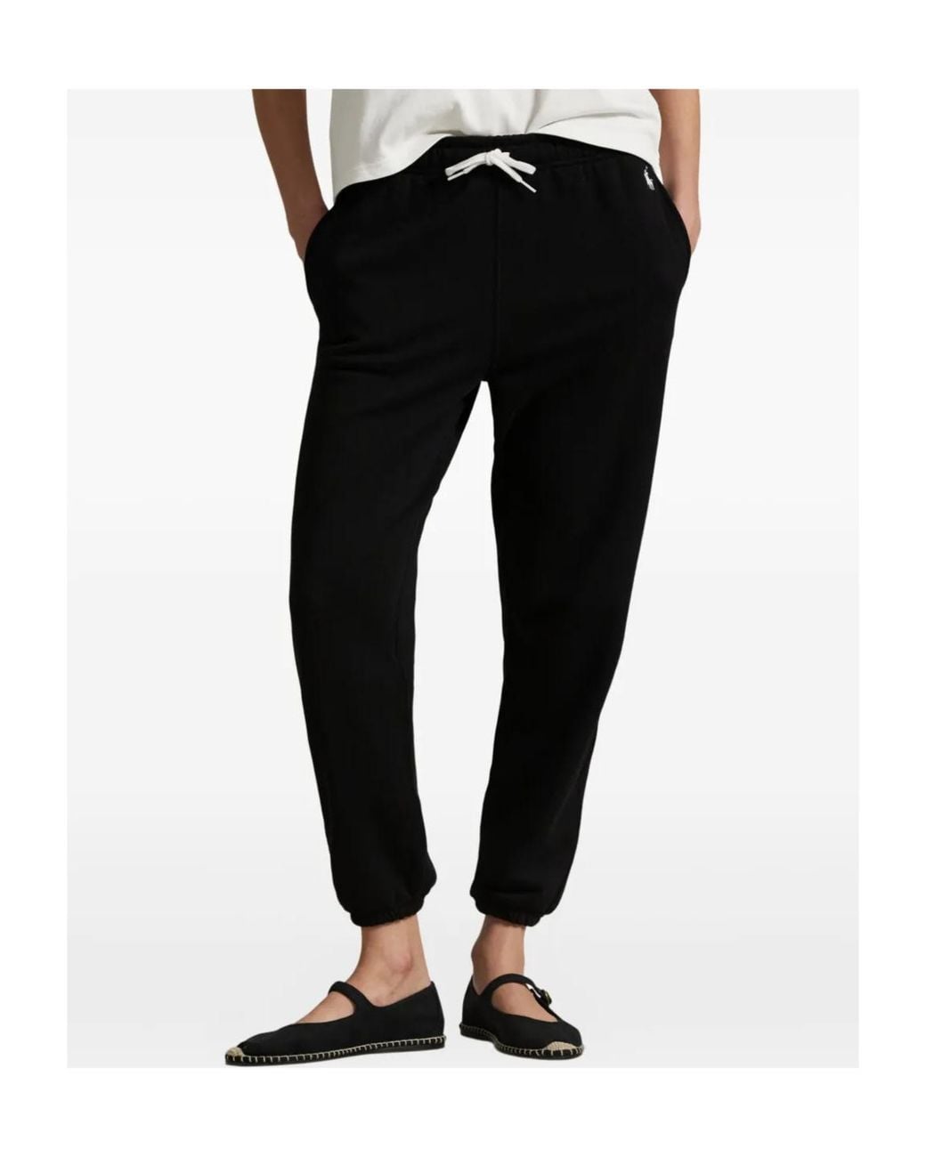 Polo Ralph Lauren Black Tapered Track Pants