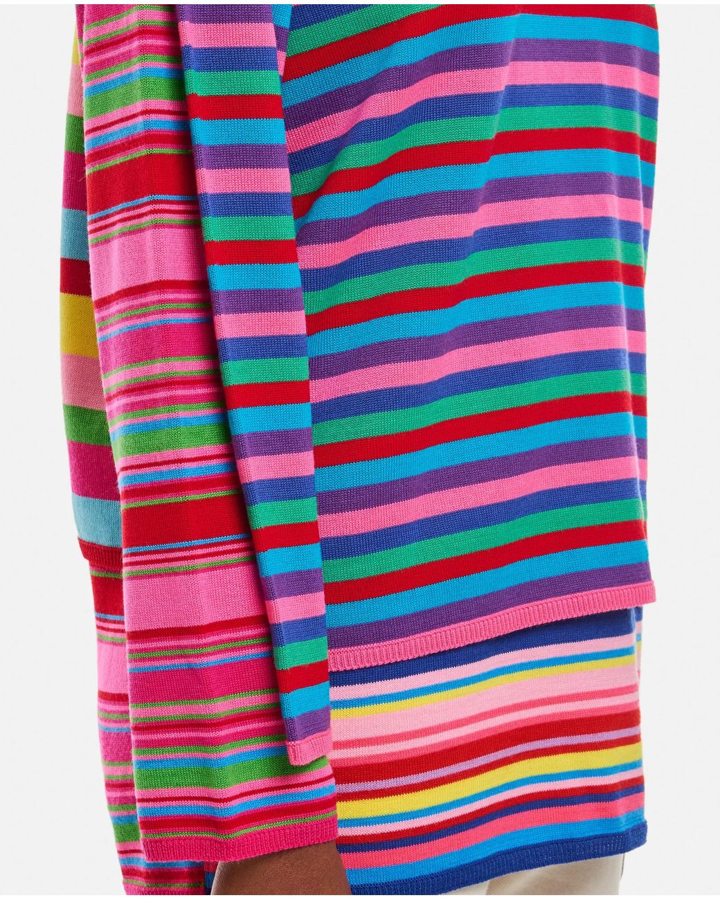 Comme des Garçons Blue Multicolor Layered Sweater