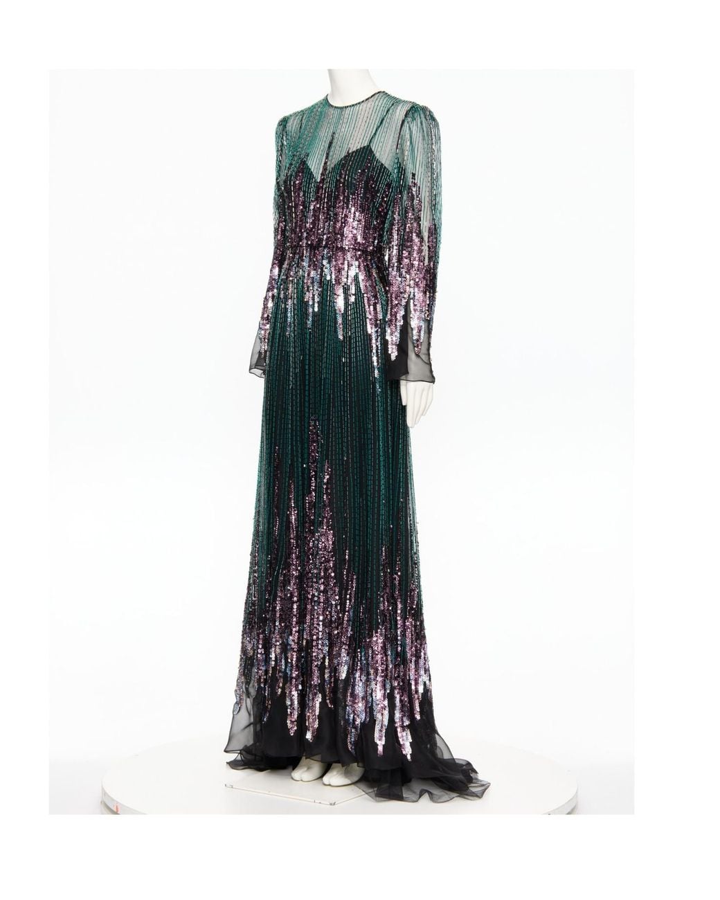 Valentino Black Long-Sleeved Dress