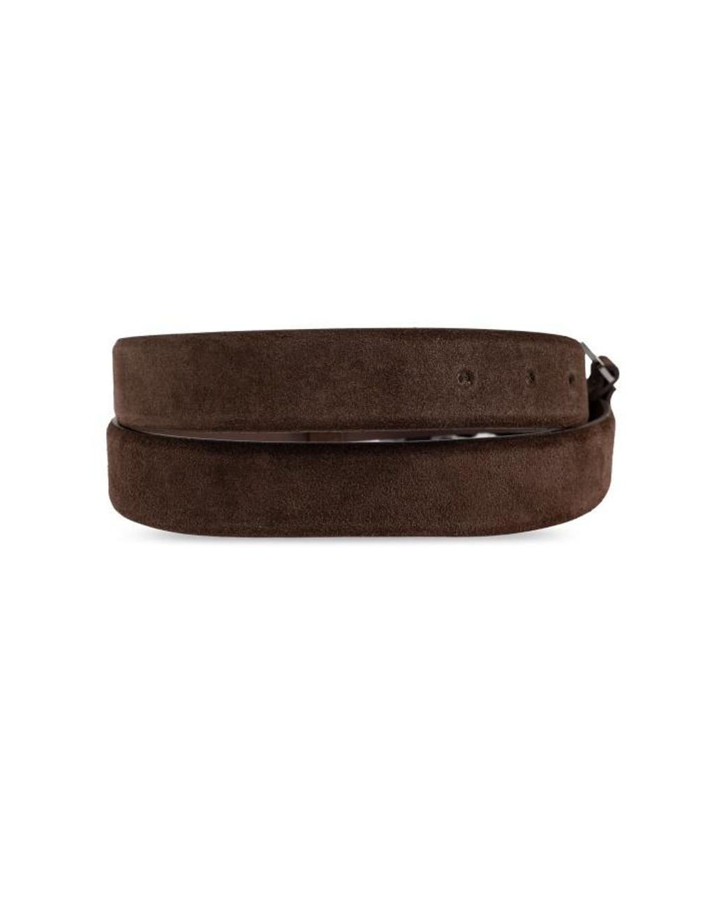 The Attico White The Chain Detail Belt