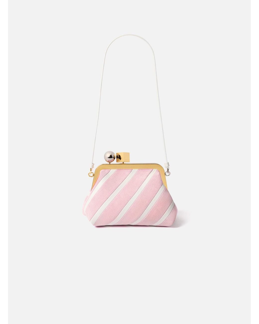 Jacquemus Pink Le Berlingot Frame Clutch Bag