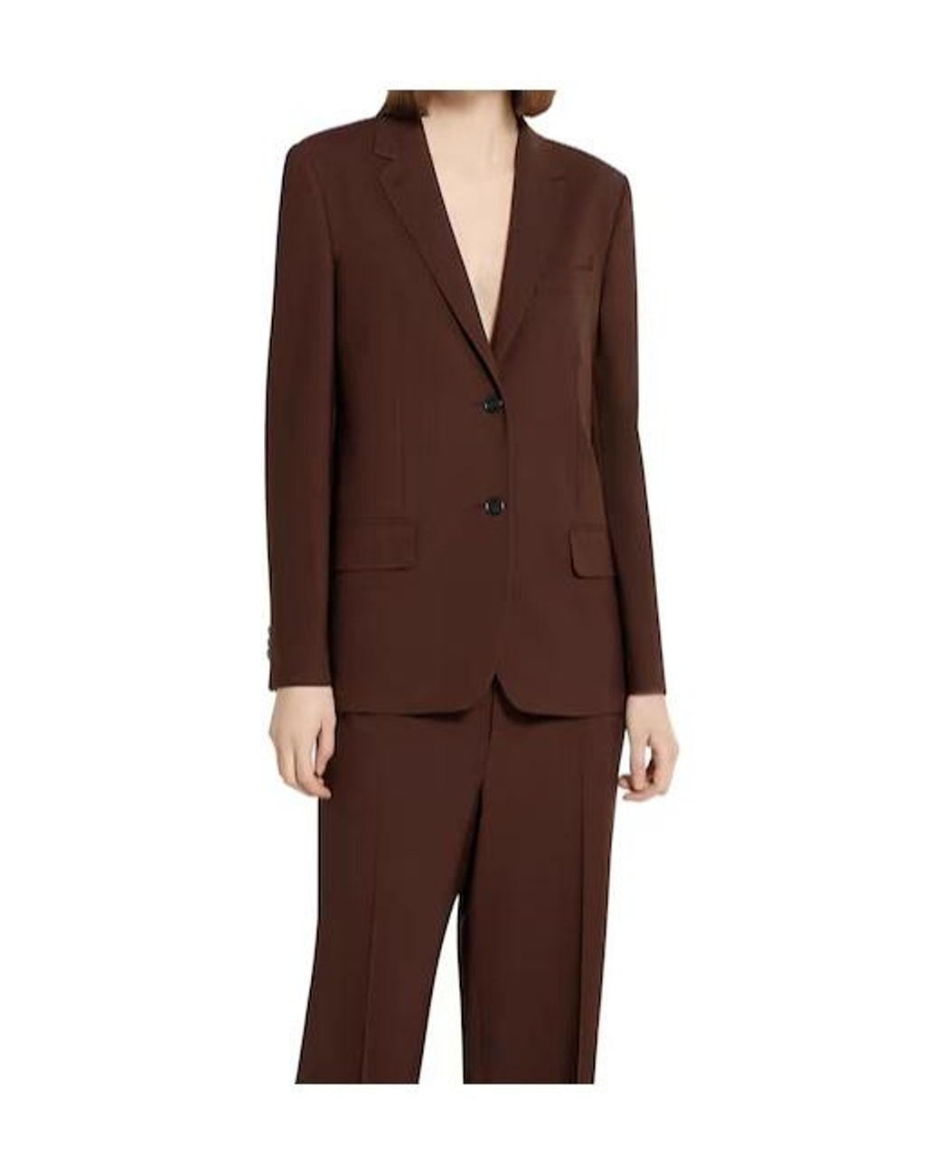 Gucci Brown Single-Breasted Wool-Blend Blazer