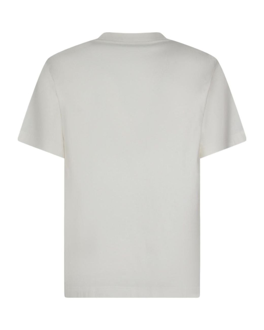 Burberry White Beach Knight Crewneck T-Shirt for men