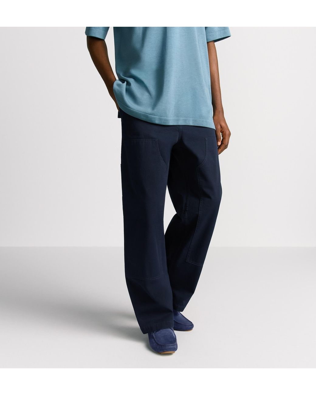 Dior Blue Cdicon Carpenter Jeans for men