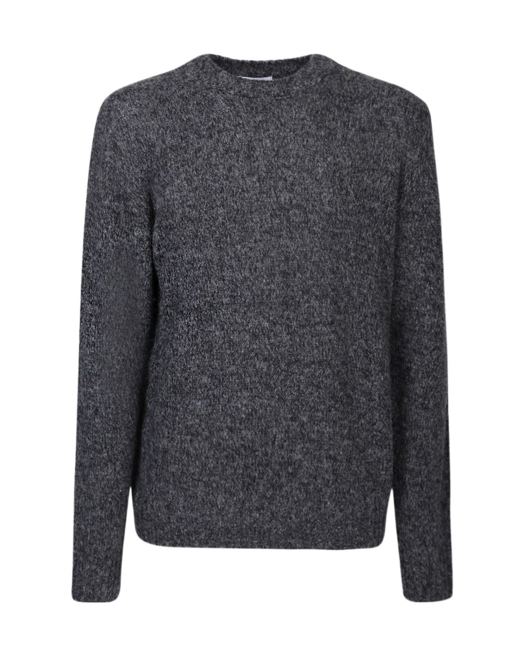Lardini Gray Crewneck Knitted Jumper for men