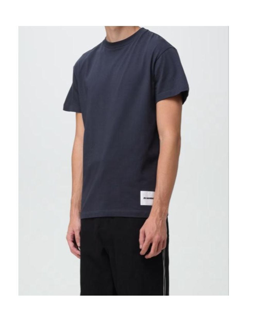 Jil Sander Blue Crew Neck T-Shirt for men