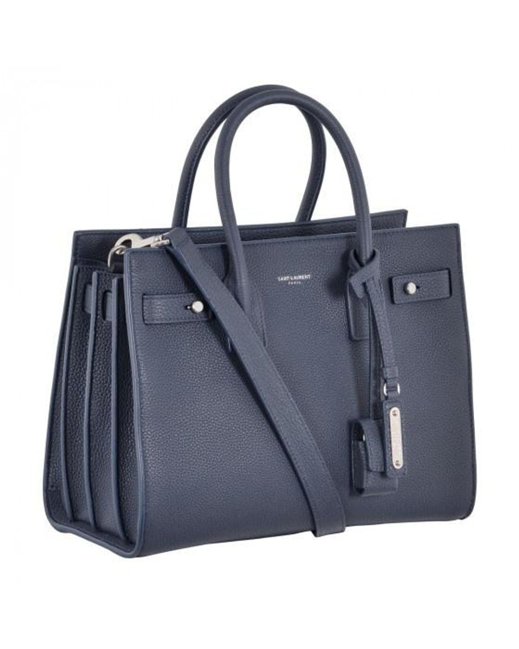 Saint Laurent Blue Nano Sac De Jour Shoulder Bag
