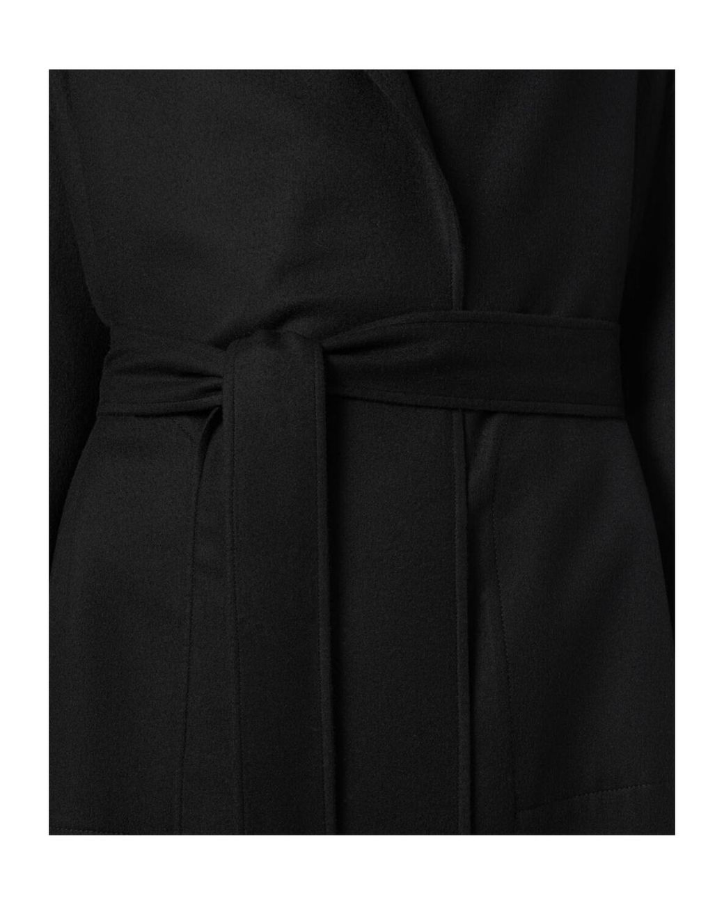 Loro Piana Black Dorian Royal Lightness Coat