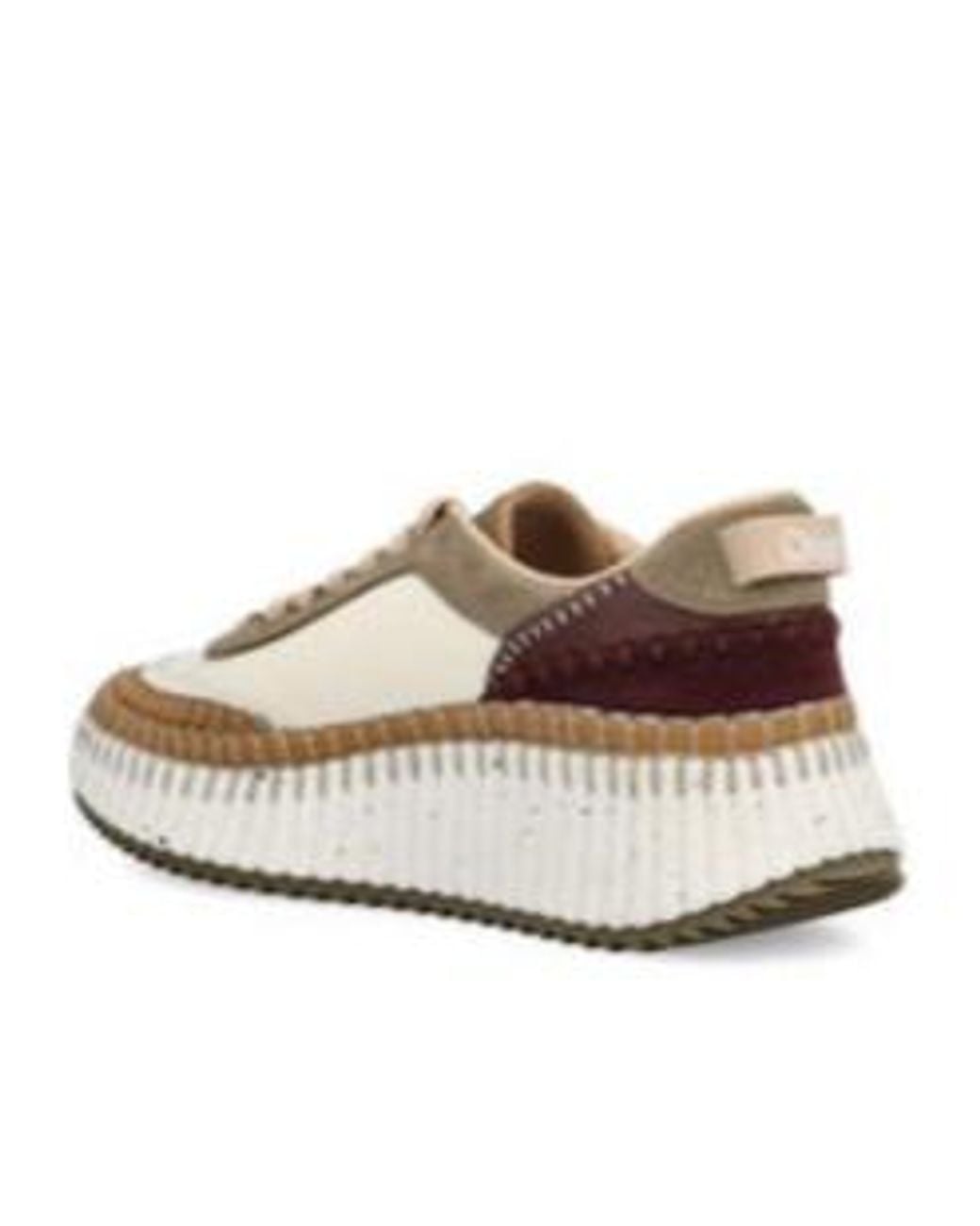 Chloé Natural Chloé Nama Low-Top Sneakers