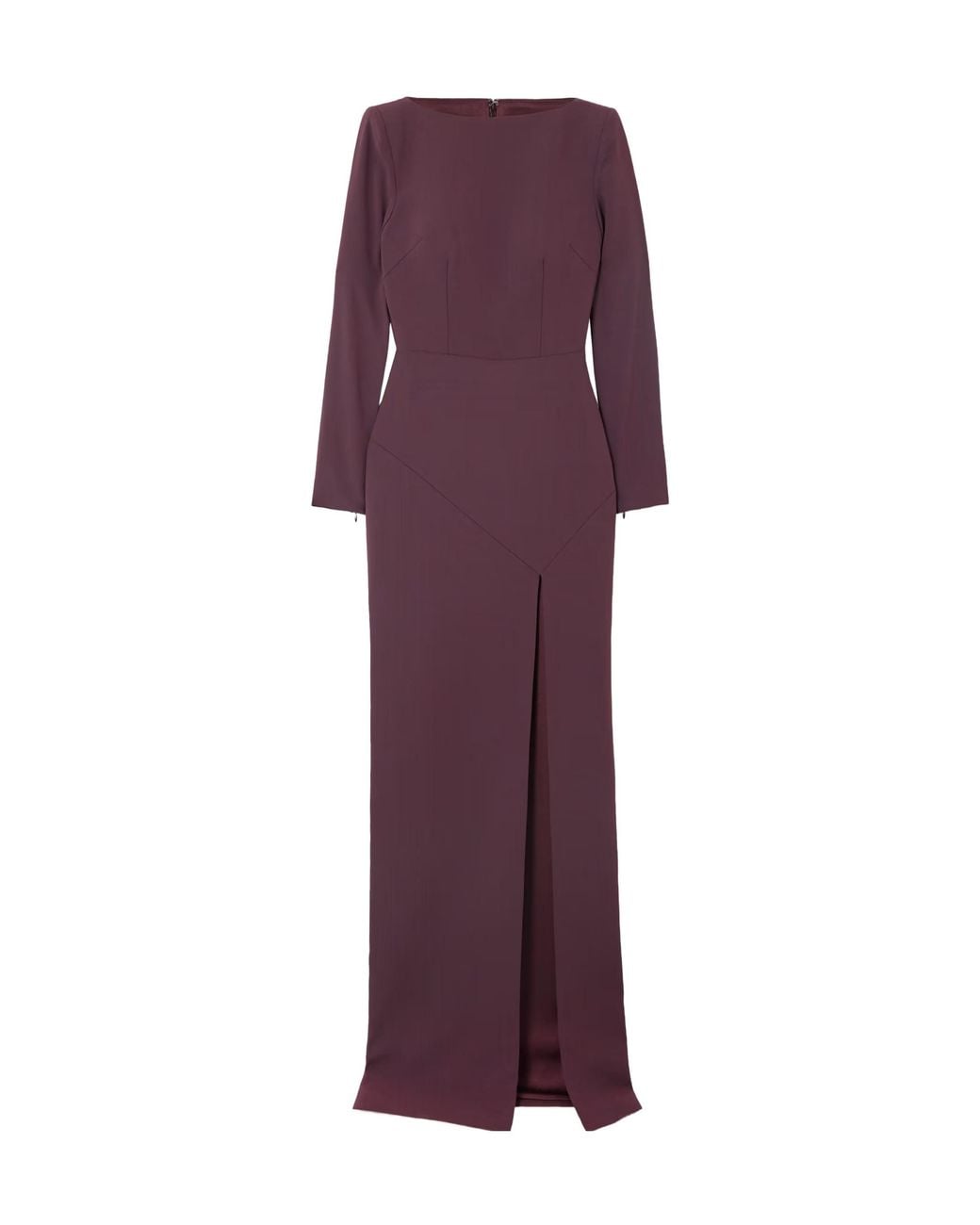Alex Perry Purple Crepe Gown