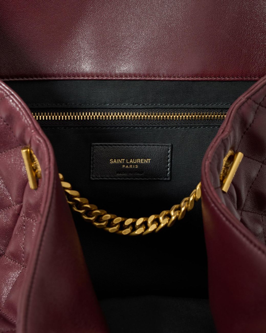 Saint Laurent Purple Icare Quilted Medium Tote Bag