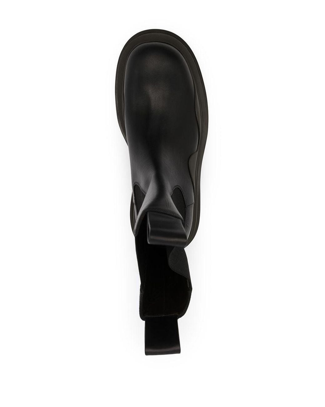 Bottega Veneta Black Tire Chelsea Boot for men
