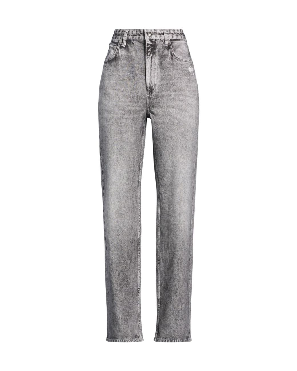 Rag & Bone Gray Minimalist Versatile Straight Leg Jeans