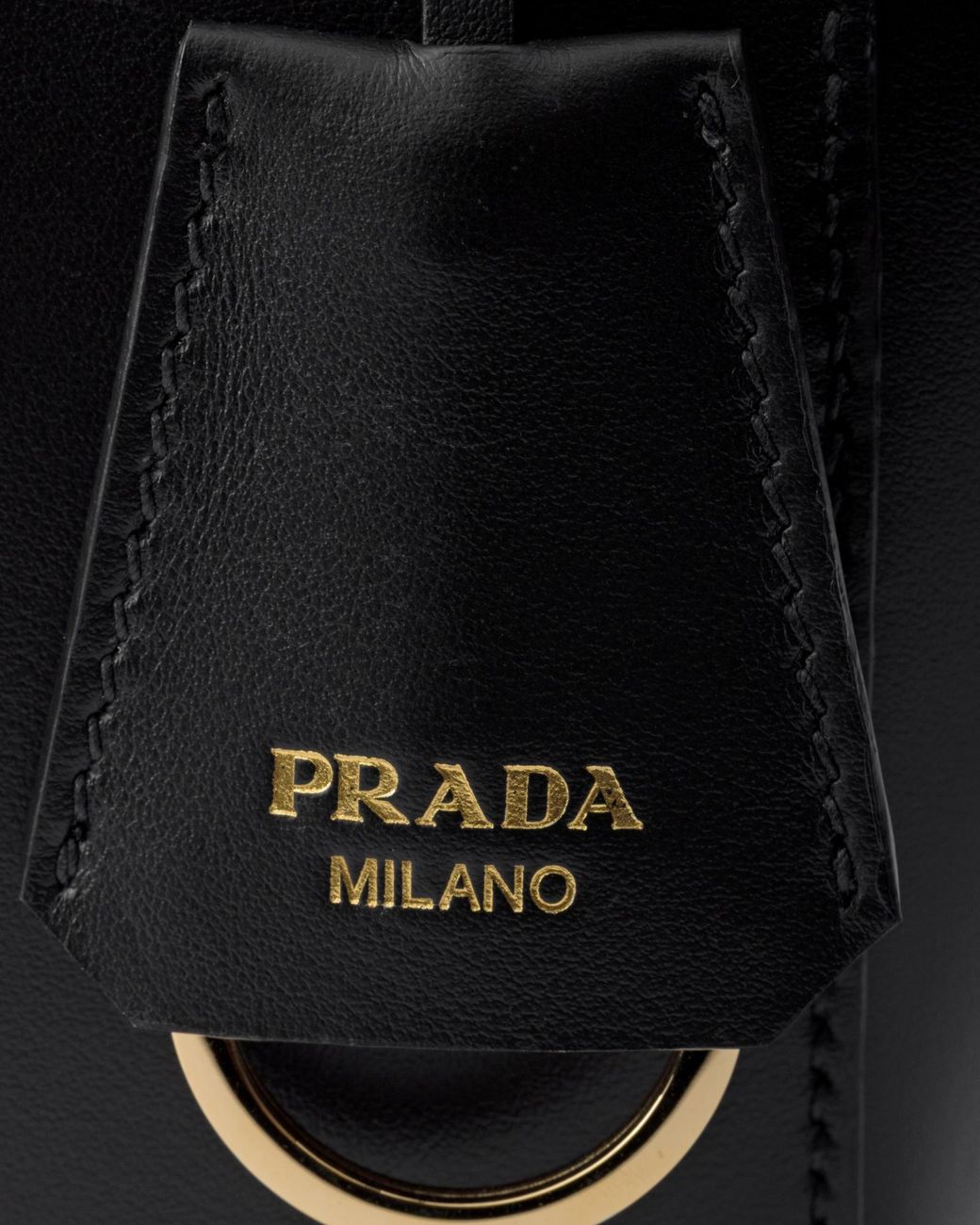 Prada Black Carry Mini Leather Handbag