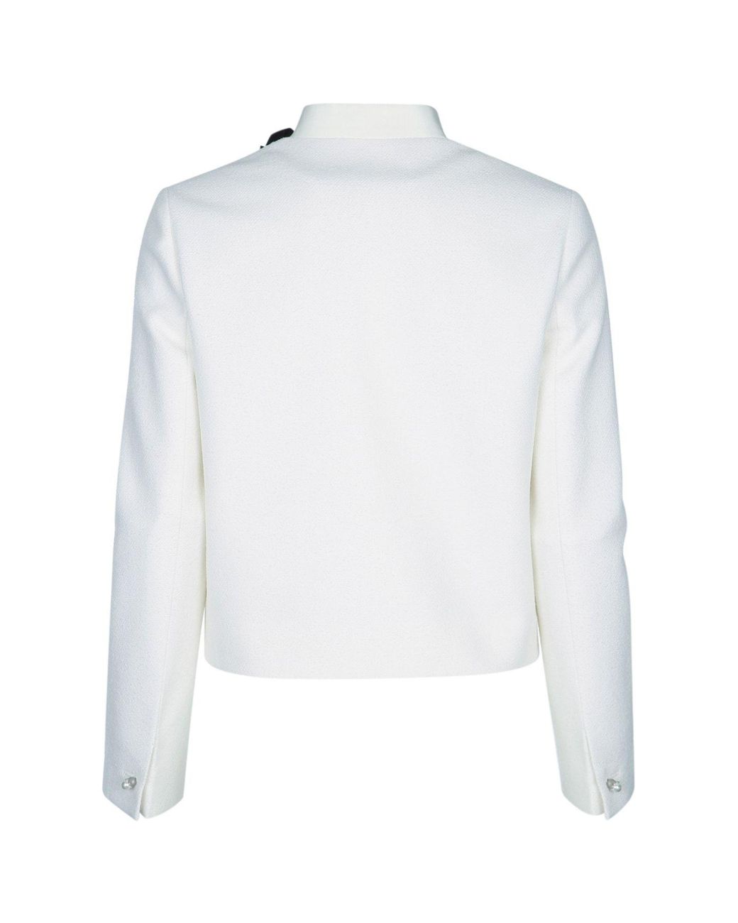Dior White Cropped Jacket