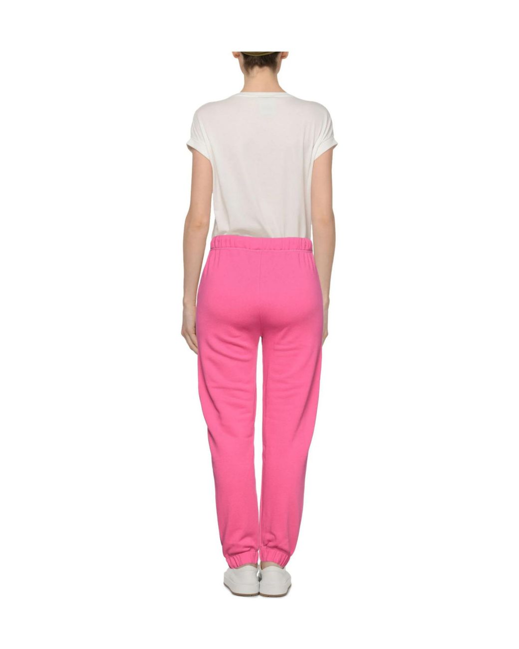 Ganni Pink Solidcolor Fleece Trousers