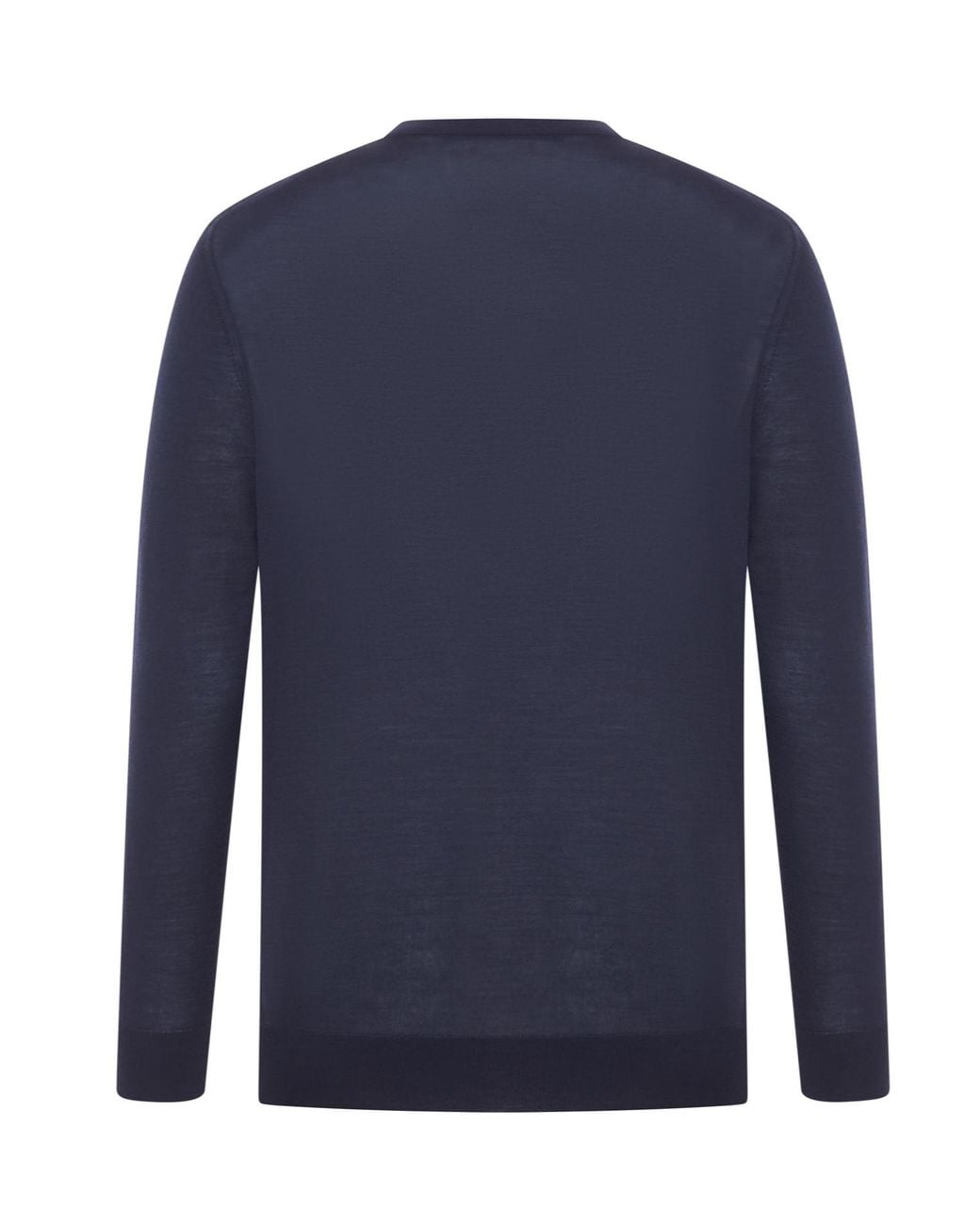 Kiton Blue Crew Neck Pullover for men