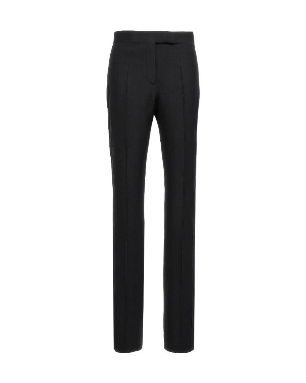 Tom Ford Black High-Waist Straight-Leg Trousers