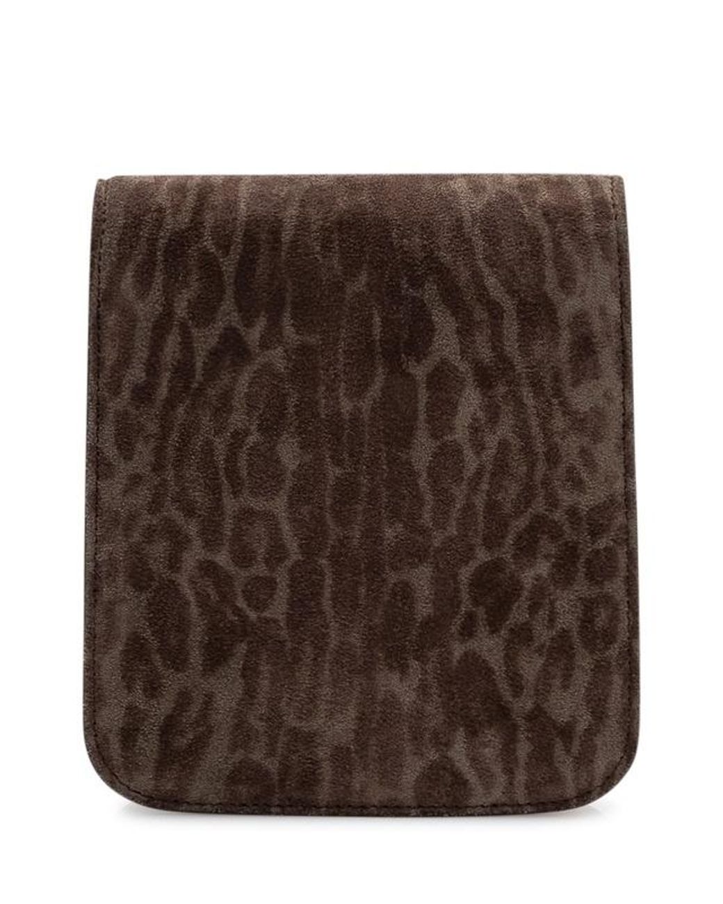 Tom Ford Brown Signature T-Shaped Clutch Bag