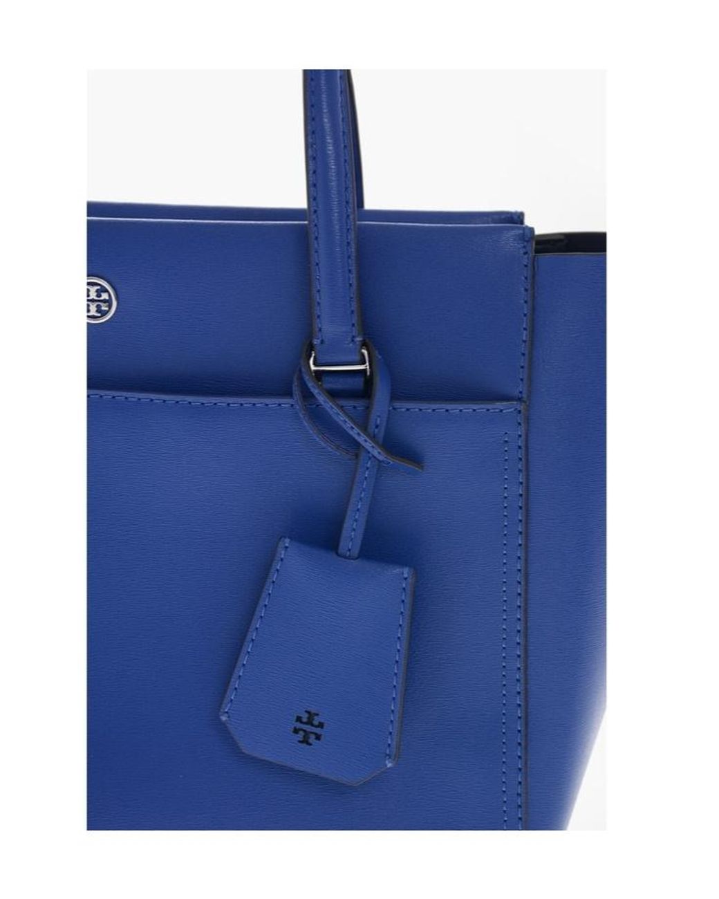 Tory Burch Blue Double-Handled Handbag