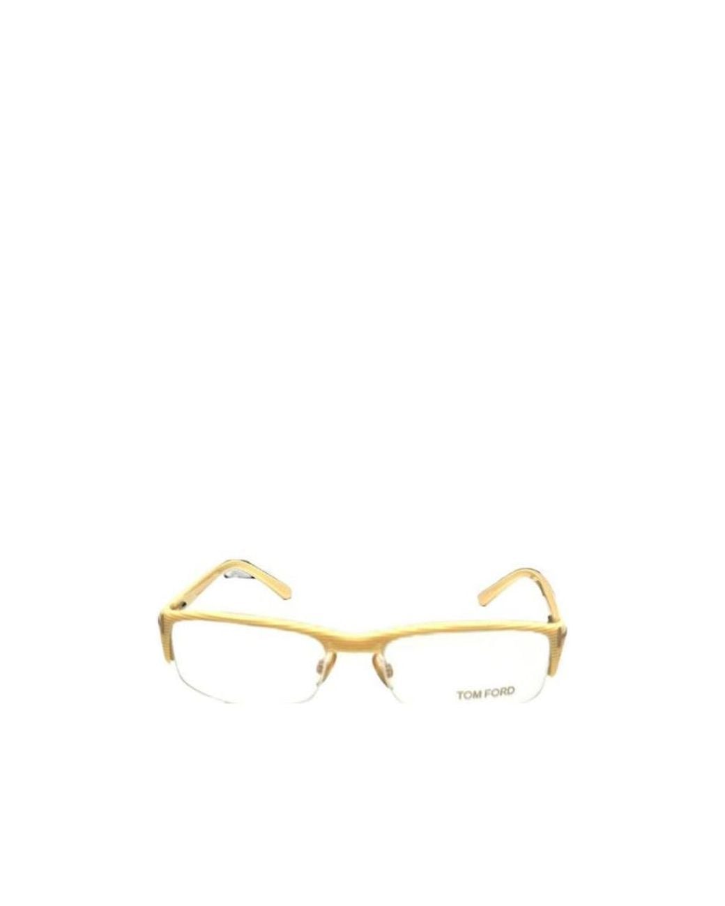 Tom Ford Metallic Logo Optical Glasses