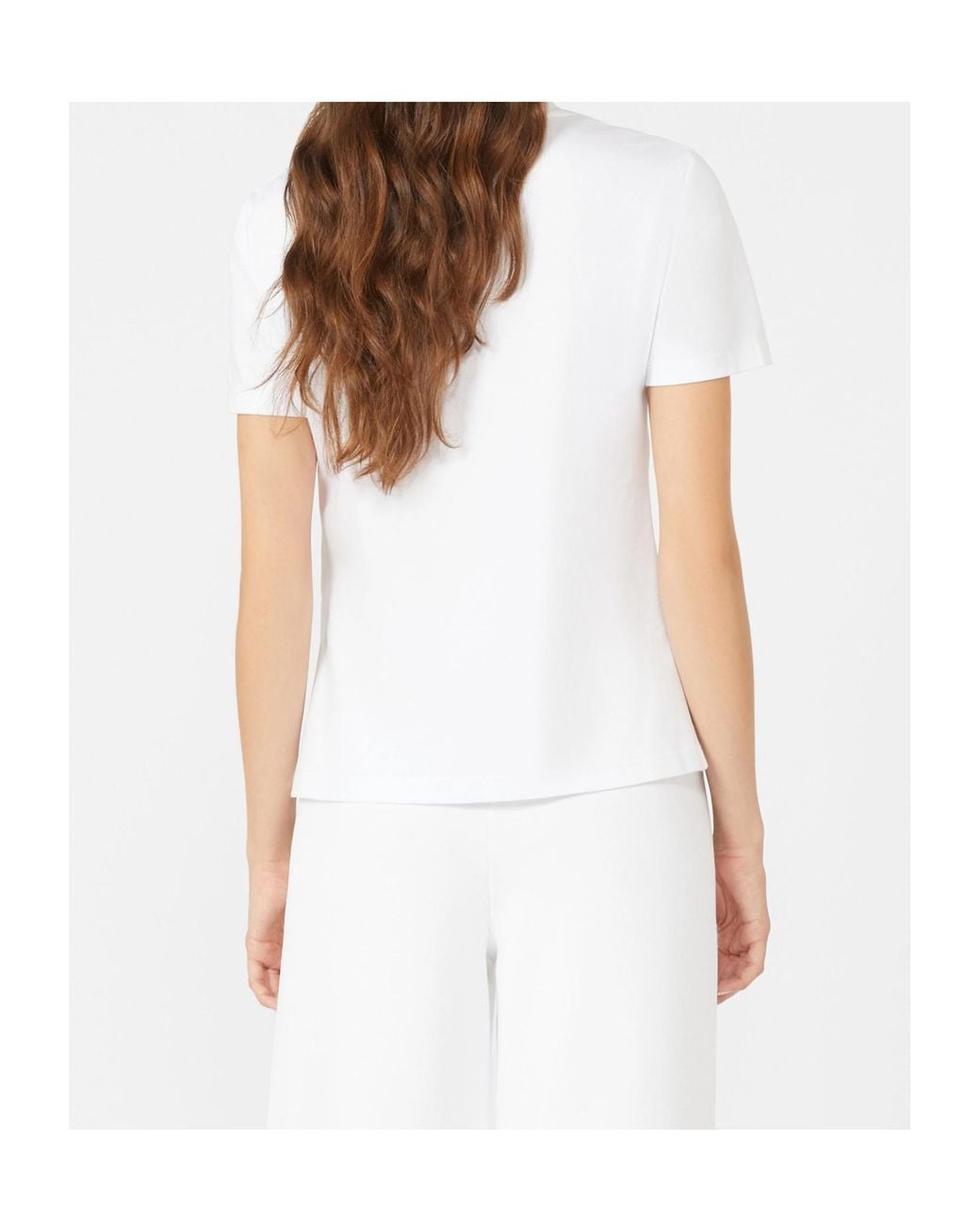 Max Mara White Madia Crewneck T-Shirt