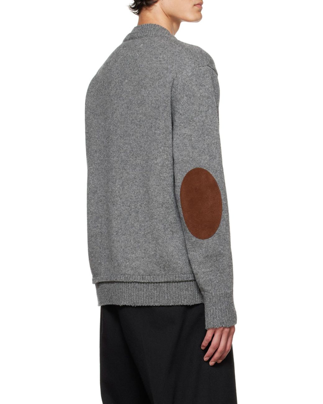 Maison Margiela Gray Classic Crewneck Jumper for men