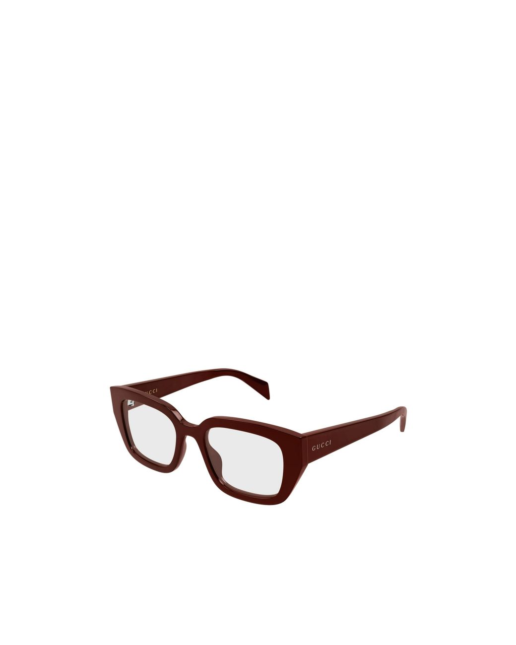 Gucci Brown Eyewear Square Frame Glasses