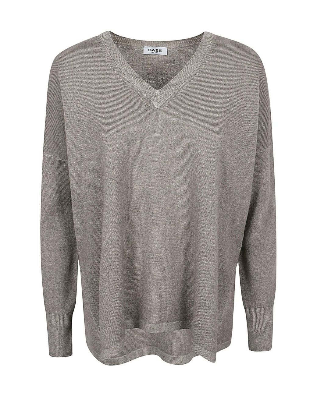 Baserange Gray Long Sleeve Sweater