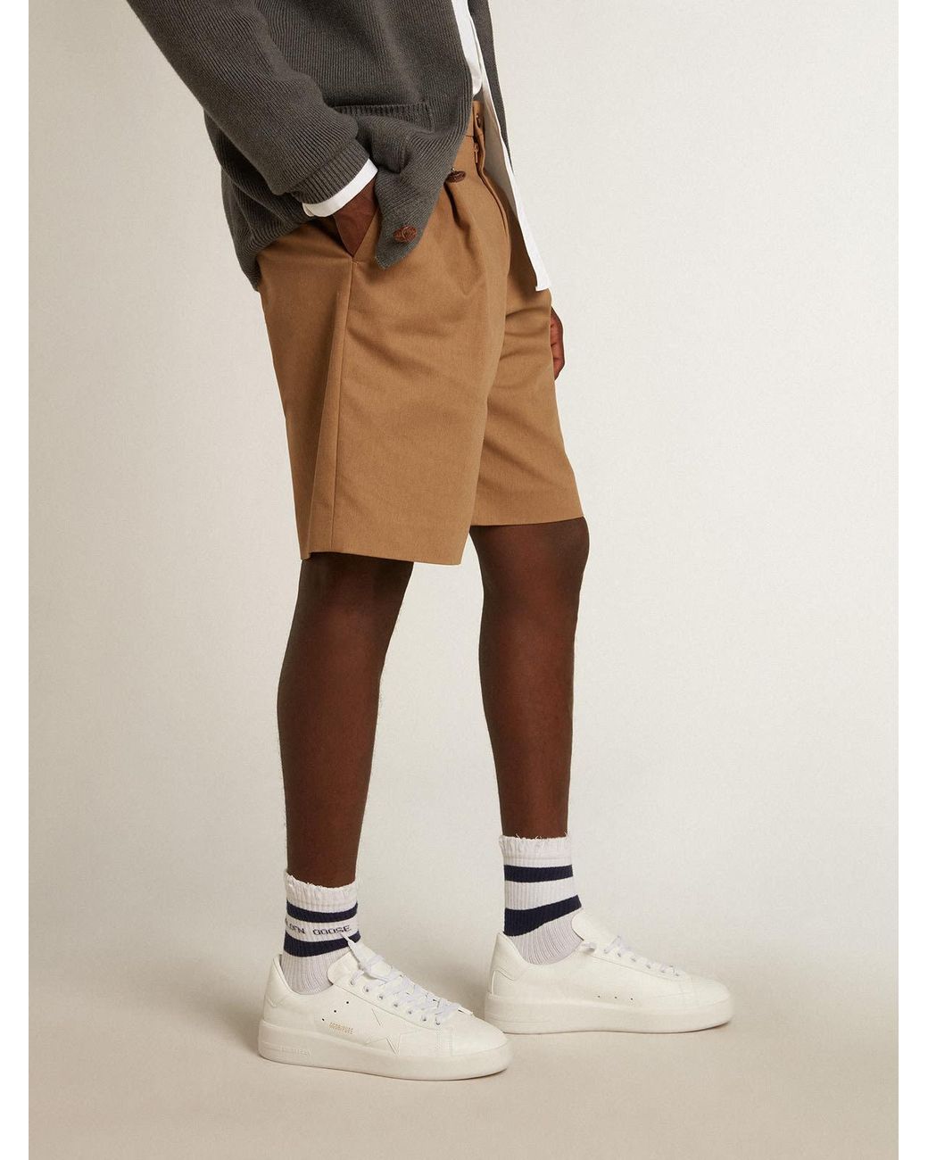 Golden Goose Deluxe Brand White Purestar Sneakers for men