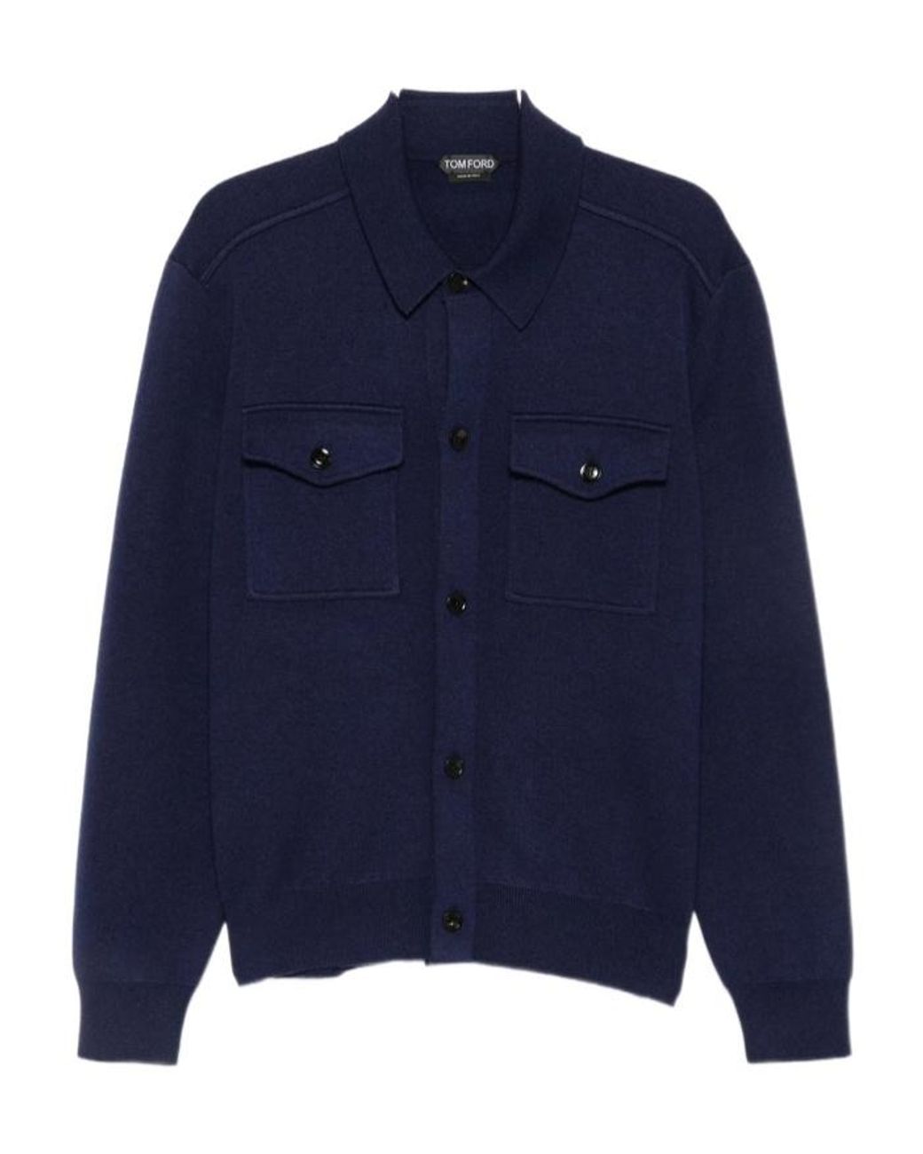 Tom Ford Blue Single-Breasted Shirt for men