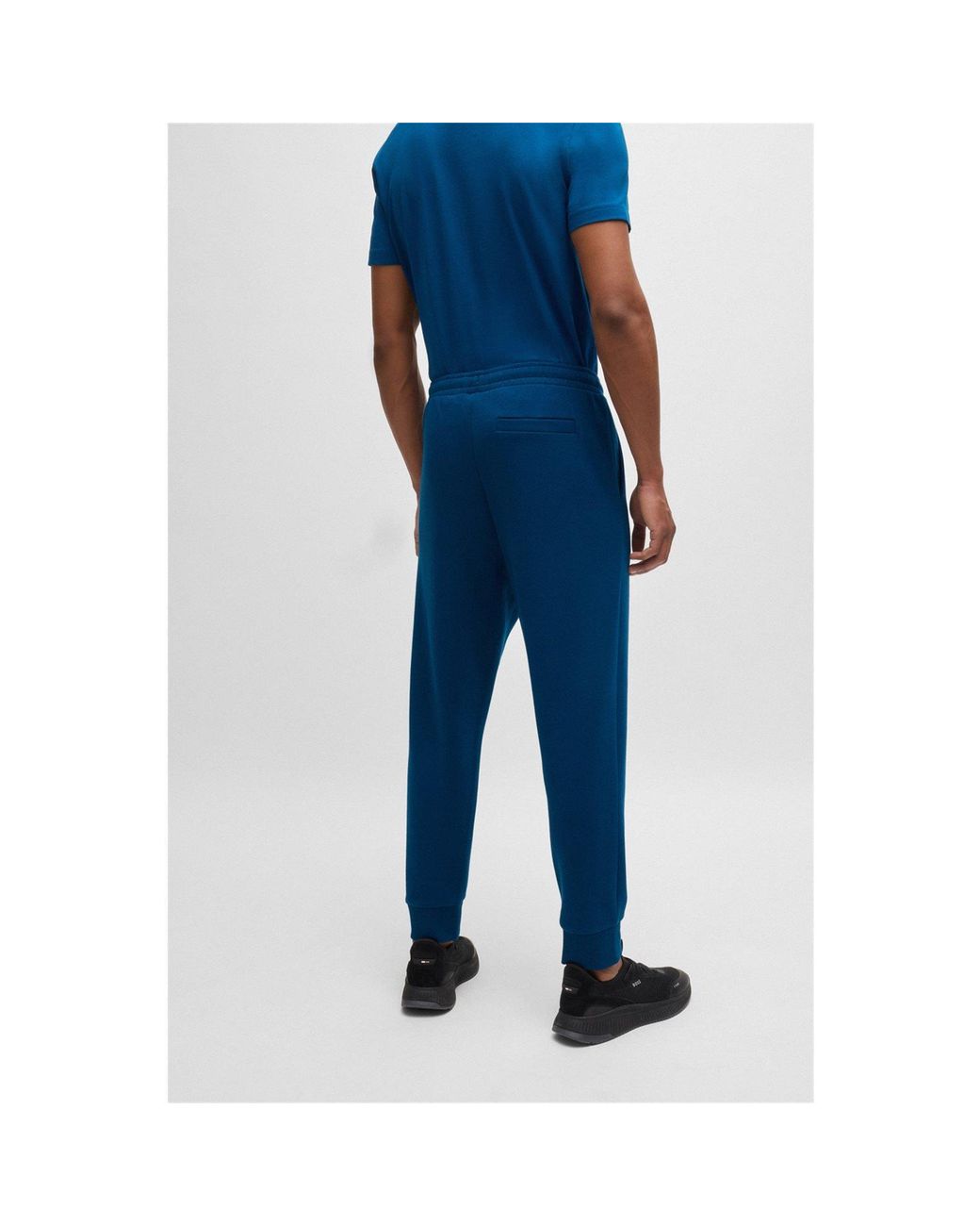 Boss Blue Casual Trousers for men