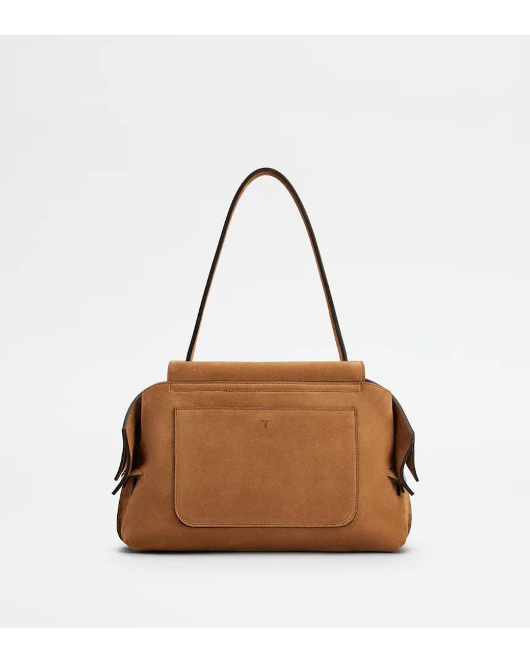 Tod's Brown Flap Shoulder Bag