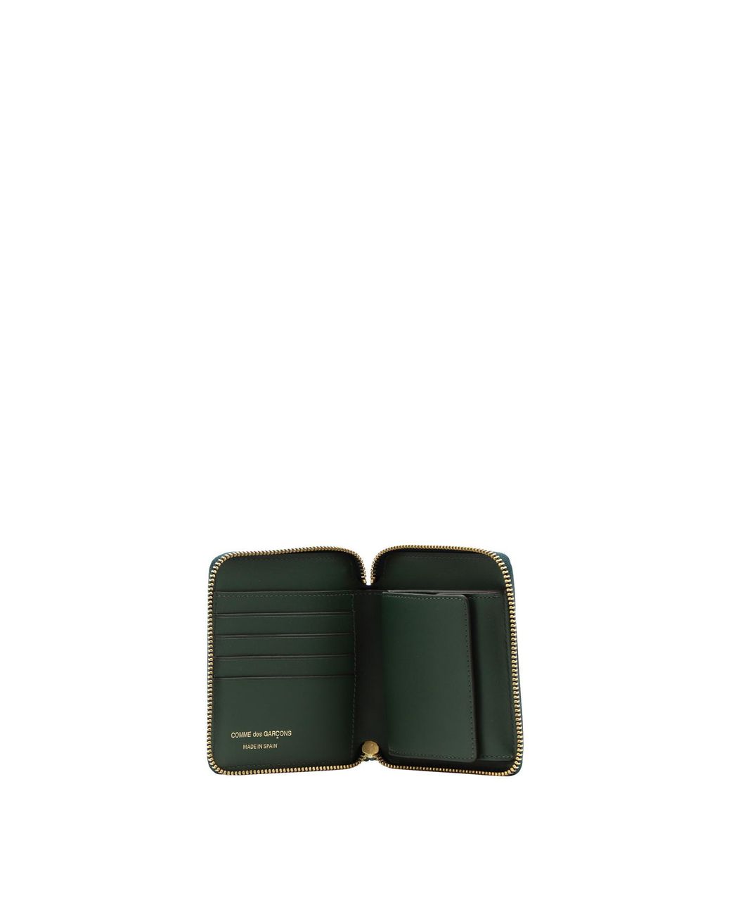 Comme des Garçons Green Sa2100 Zip-Around Wallet for men