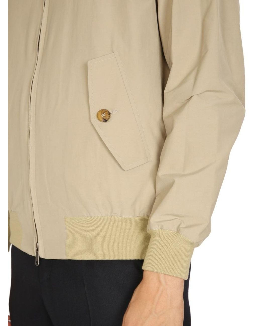Baracuta Green G 9 Harrington Zip-Up Bomber Jacket for men