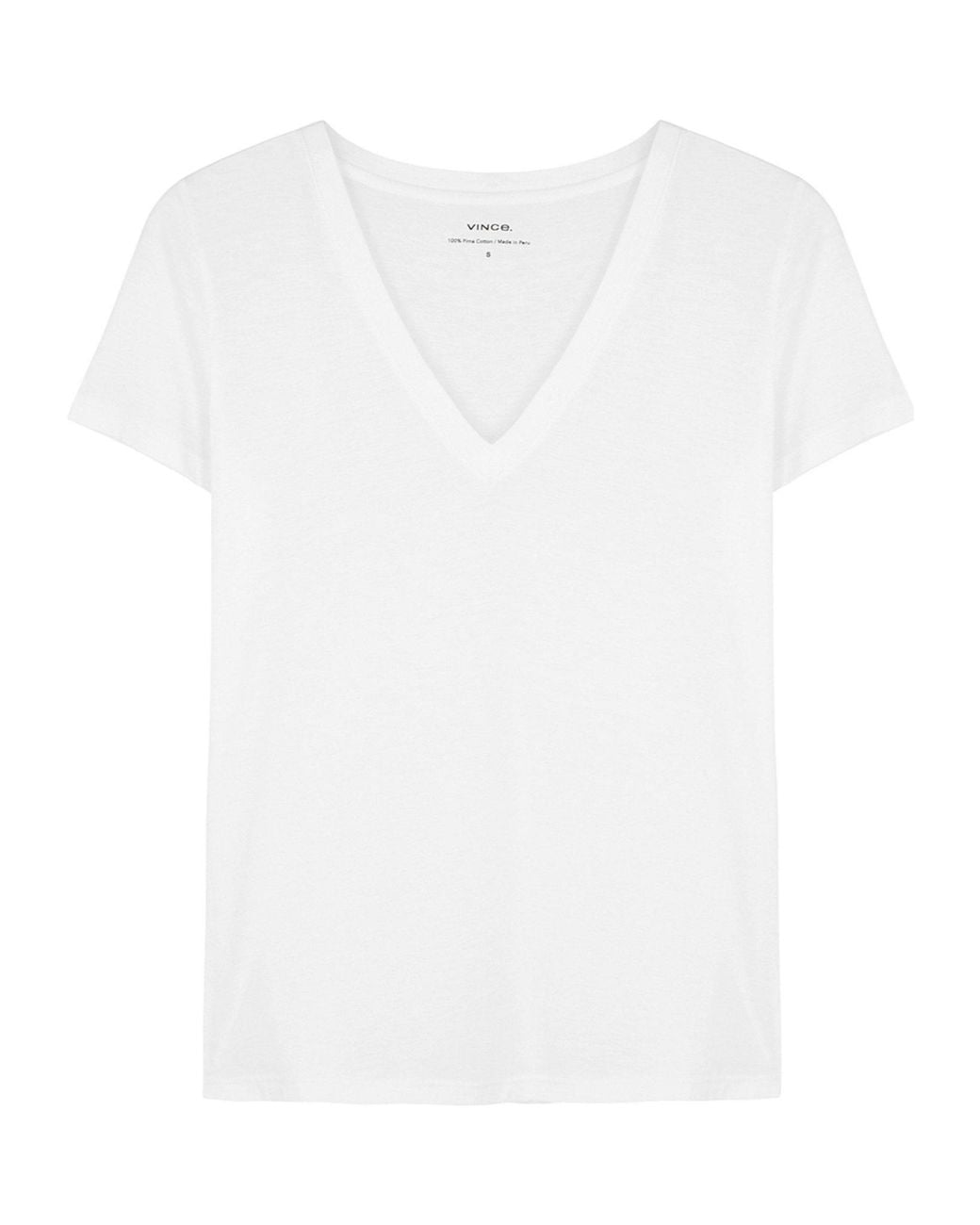 Vince White Lightweight Soft T-Shirt