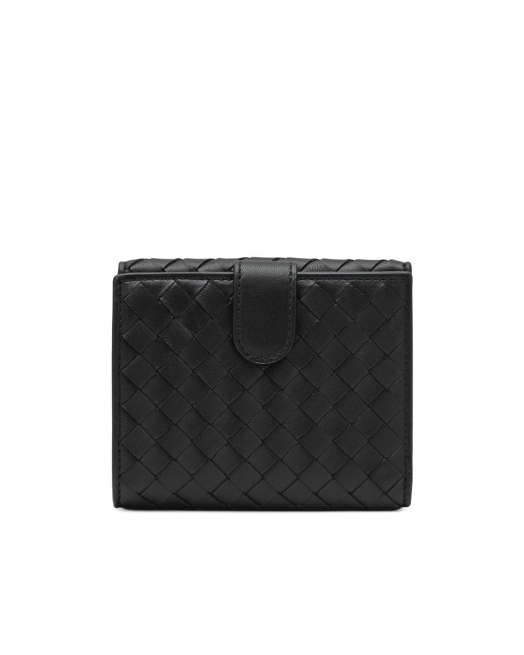 Bottega Veneta Black Folding Wallet