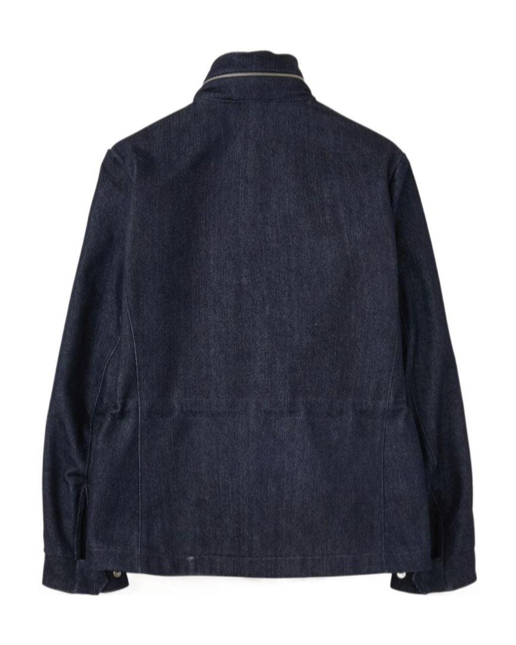 Loro Piana Blue Traveller Denim Coat