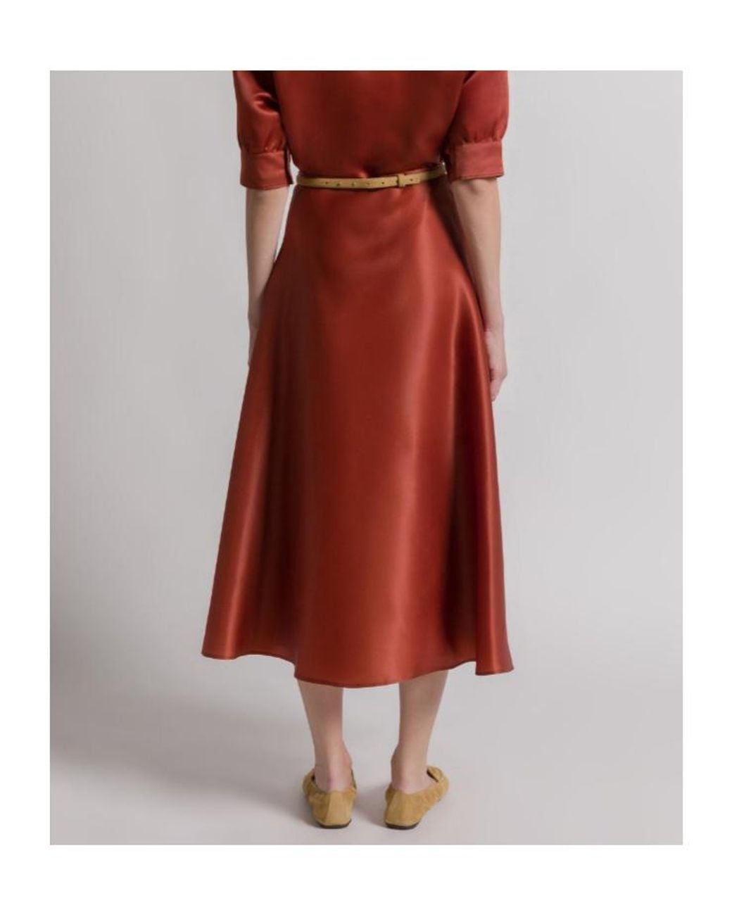 Alberta Ferretti Flared Midi Skirt