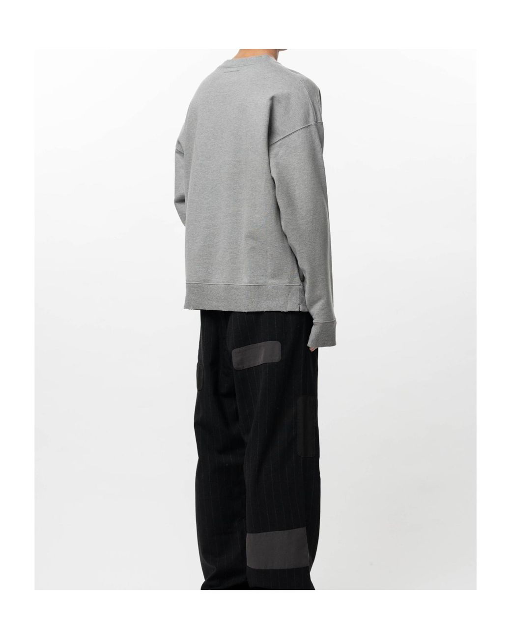Maison Mihara Yasuhiro Gray Don'T Tag Me Printed Sweatshirt for men