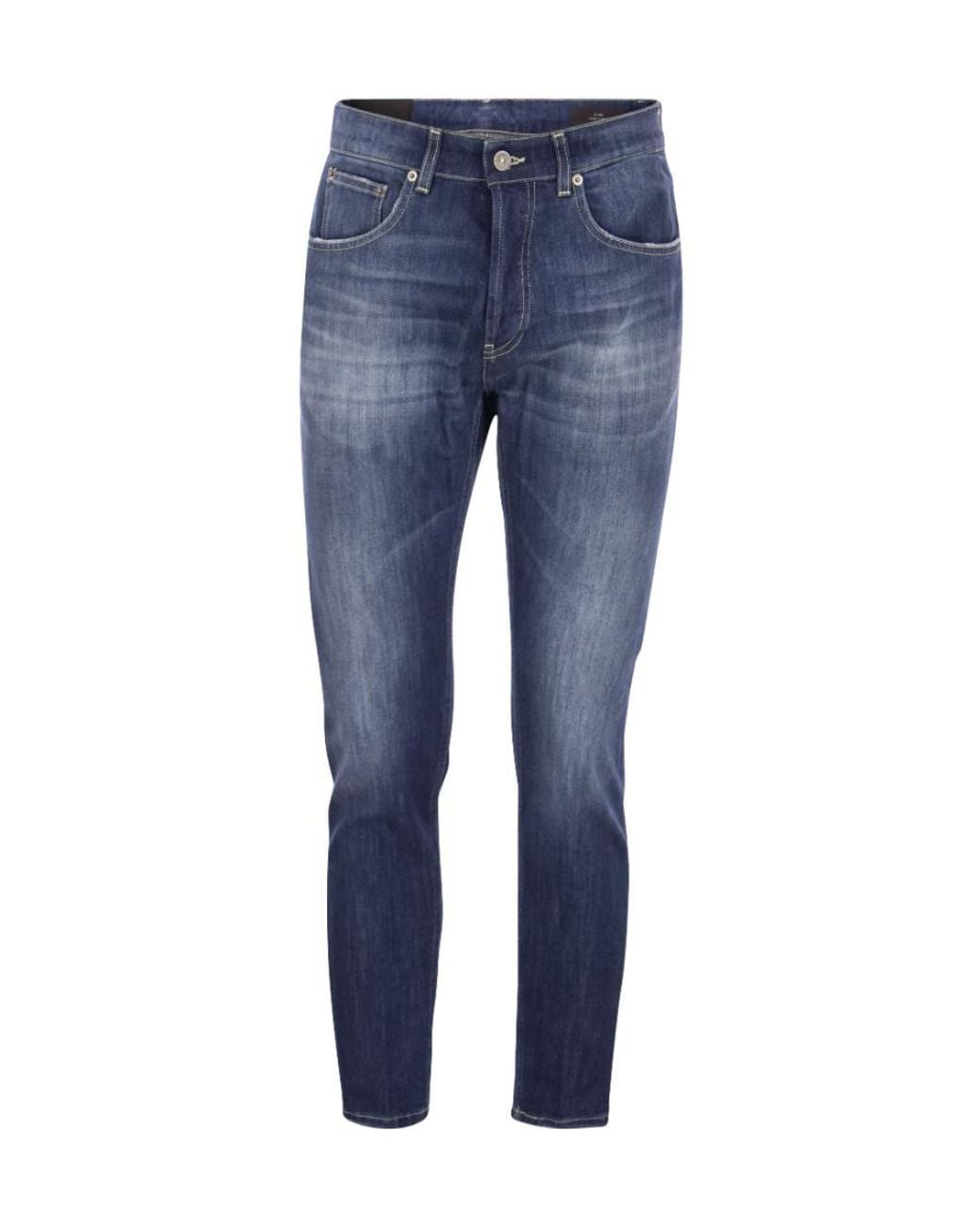 Dondup Blue Dian Carrot Fit Jeans for men