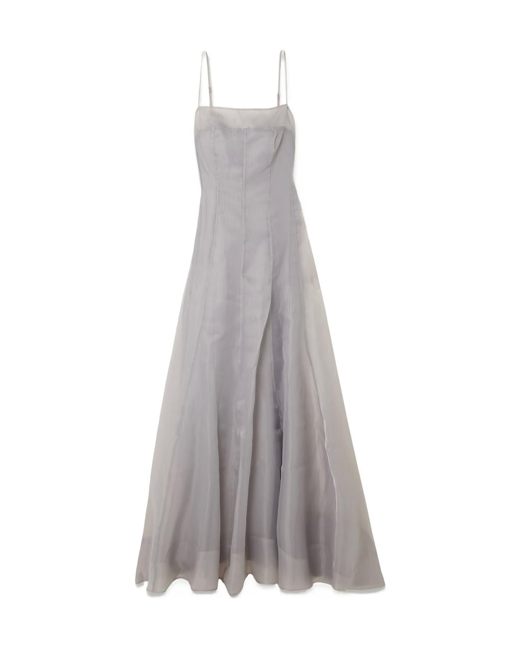Staud Gray Gustav Patchwork Dress