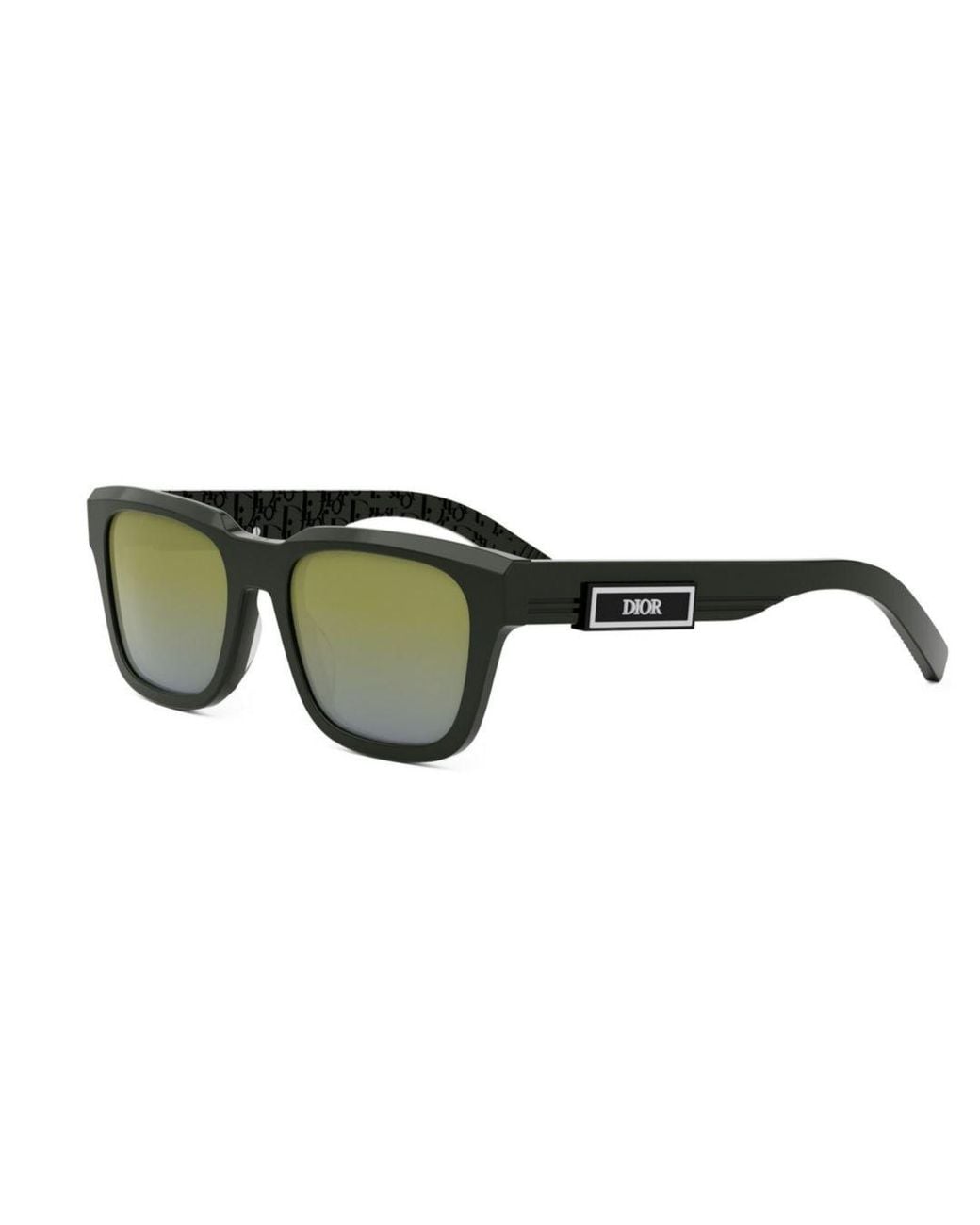 Dior Green Eyewear Square Frame Sunglasses for men